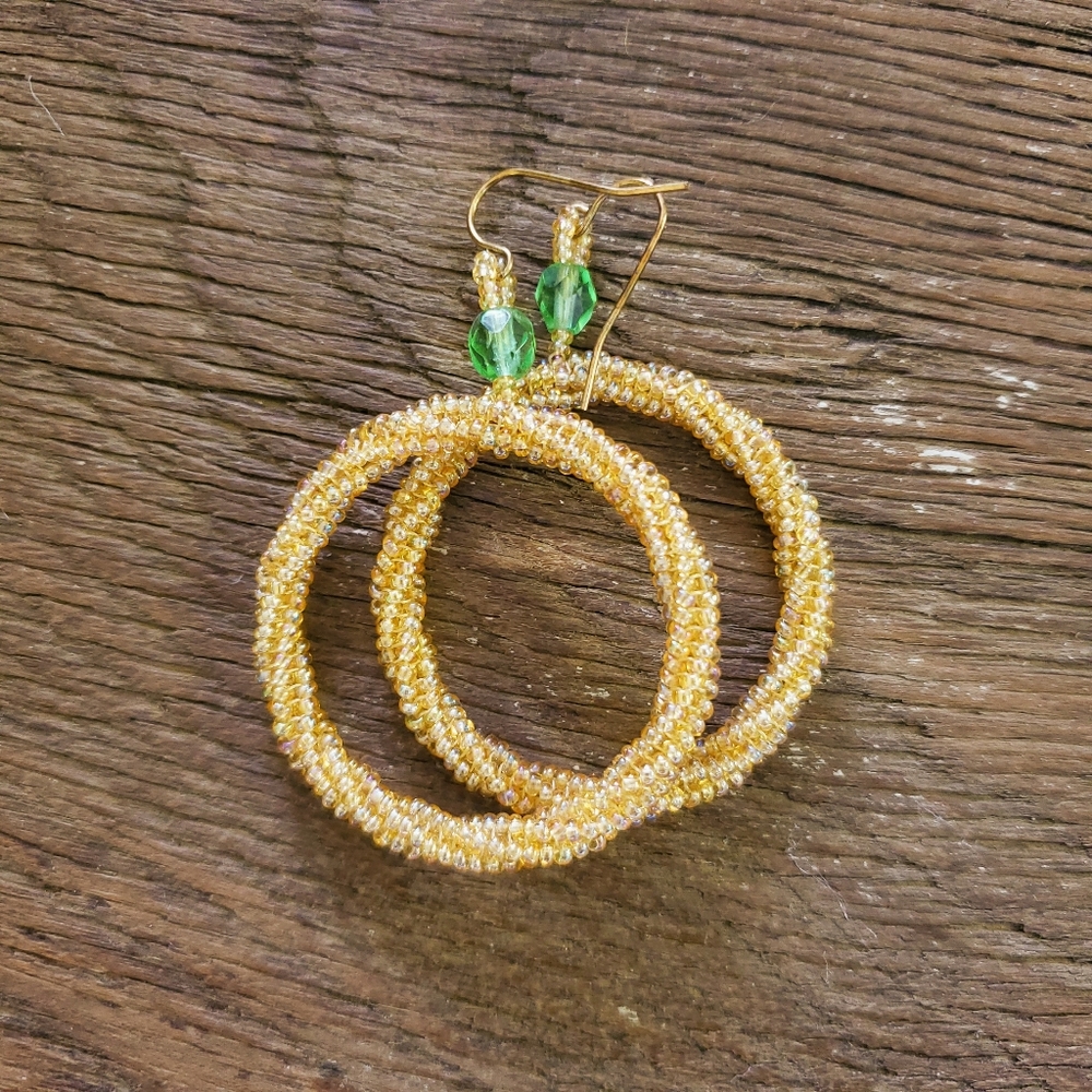 Amara Sunbath Peruvian Beaded Earings
